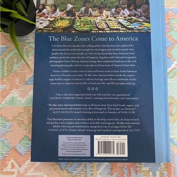 The Blue Zones American Kitchen Cookbook, by Dan Beuttner - Picture 2 of 4